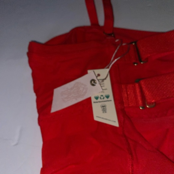 We are HAH/Revolve Under The Wire Bodysuit Red Size M - Picture 9 of 16